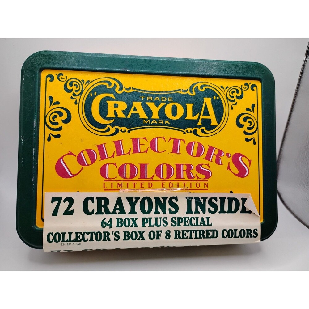 Crayola Collectors Colors Limited Edition - Tin w/ 72 Crayons  -  NEW OPEN BOX!